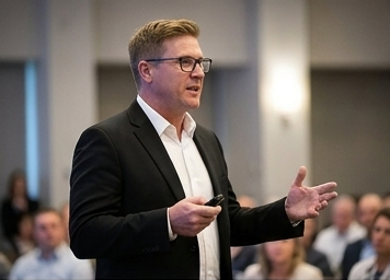 Darrin Speaking About Digital Marketing